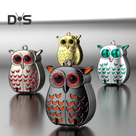 Портативный брелок для ногтей в виде совы с пилочкой для ногтей 2-в-1 маникюрный инструмент для приключений на природе Мини-щипчики из нержавеющей стали Уникальные подарки для