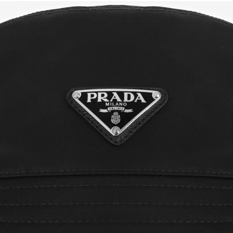 Prada Нейлоновая панама с треугольным логотипом 2hc137 2dmi F0002