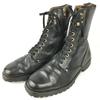 CESARE PACIOTTI Italy Made Vintage Zip Middle Boots Size 10 27.5-28.0-28.5 Black(USED)