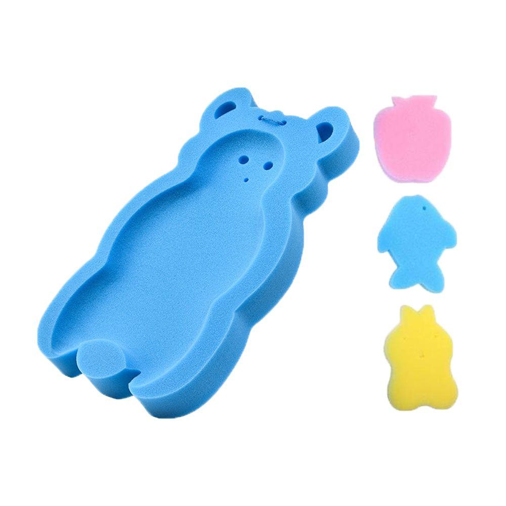 Пена Губка Защитный Набор для ванны Подушка для купания новорожденных Подставка для душа Коврик для душа