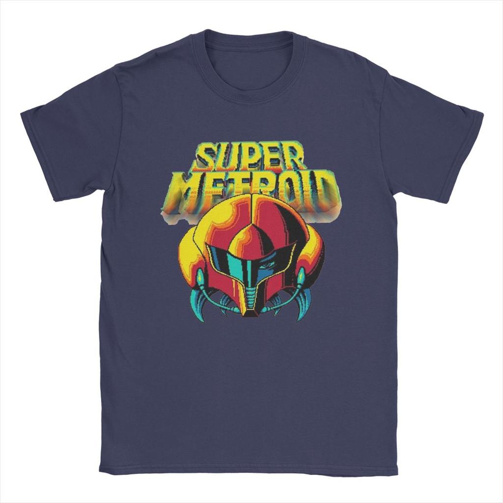 Summer Metroid Dread Retro Samus Graphic Men Women's T Shirts Apparel Awesome Tees T-Shirt Cotton All Seasons Clothes