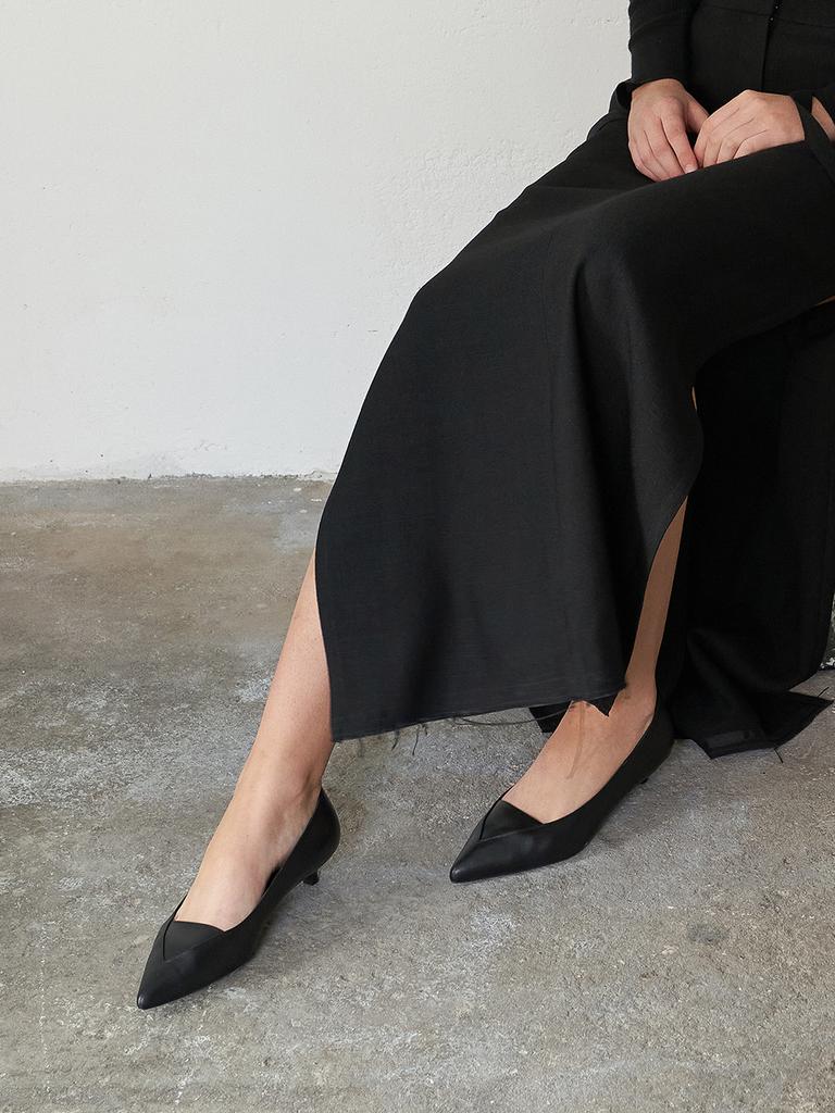 Blanc Sur Blanc Nana Pumps Black 3Cm