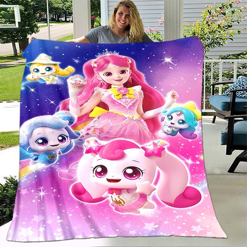 1pc Blanket Catch! Teenieping Print Design, Lightweight Blanket for Sofa, Bed- Soft &Warm, Gift for All Seasons like Christmas, Halloween