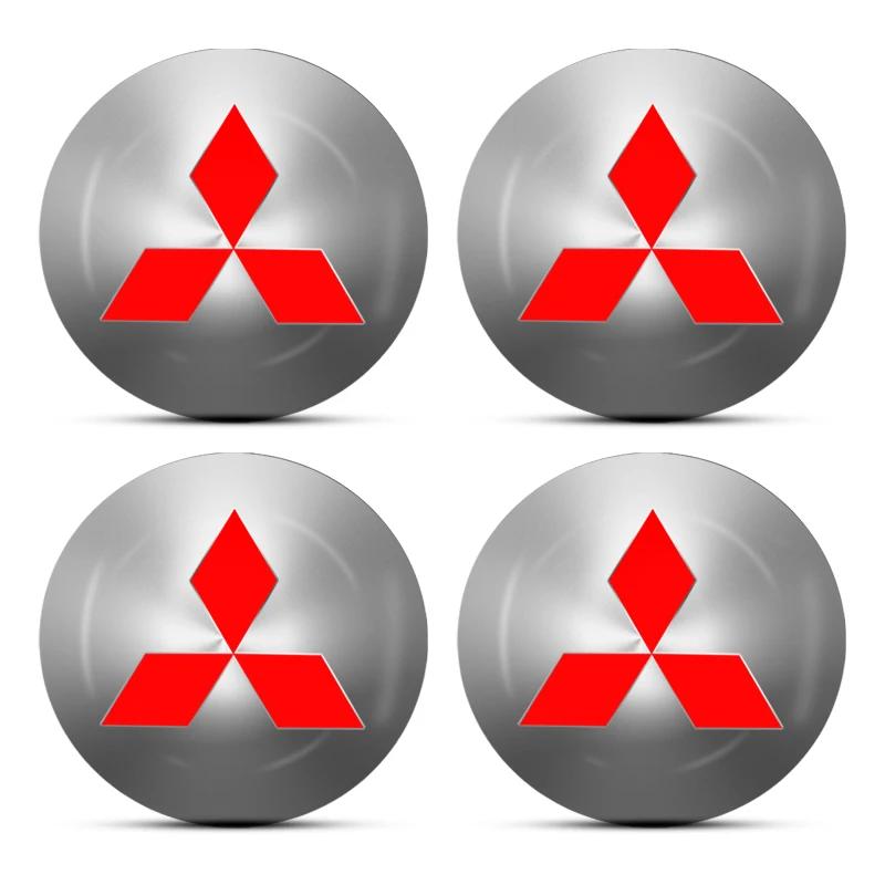 Центральная заглушка ступицы колеса автомобиля Пылезащитная крышка для дисков автомобиля Заглушки ступиц Для Mitsubishi Outlander I200 Pajero Eclipse ASX Lancer Space Delica