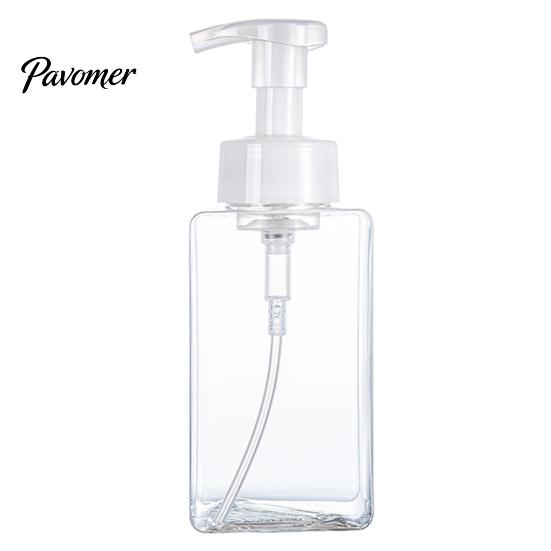 Automatic Foam Soap Dispenser 250/450ML Press Foaming Dispenser, Refillable Hand Shampoo Shower Multi-use Bottle Gel Container, Empty Pump Lotion for