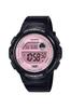 Casio Collection LWS-1200H-1A2JF Women's Watch, Black/Pink