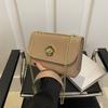 Маленькая квадратная сумка в винтажном стиле Модная повседневная сумка через плечо из ПУ кожи В черном, зеленом, белом, розовом и хаки