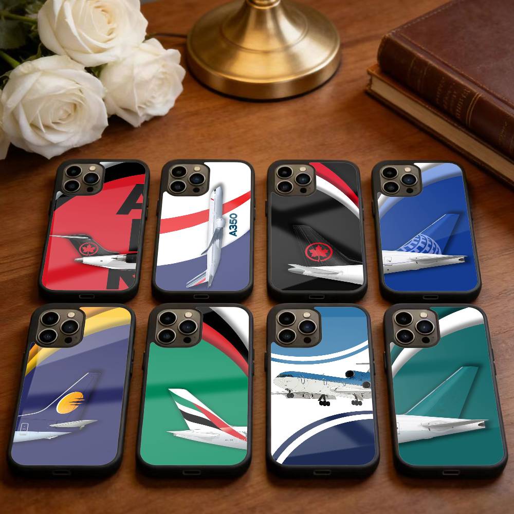 Чехол для телефона с рисунком самолета для iPhone 17, 16, 15, 14, 13 Plus, Pro Max, магнитный, для Magsafe, беспроводной зарядки