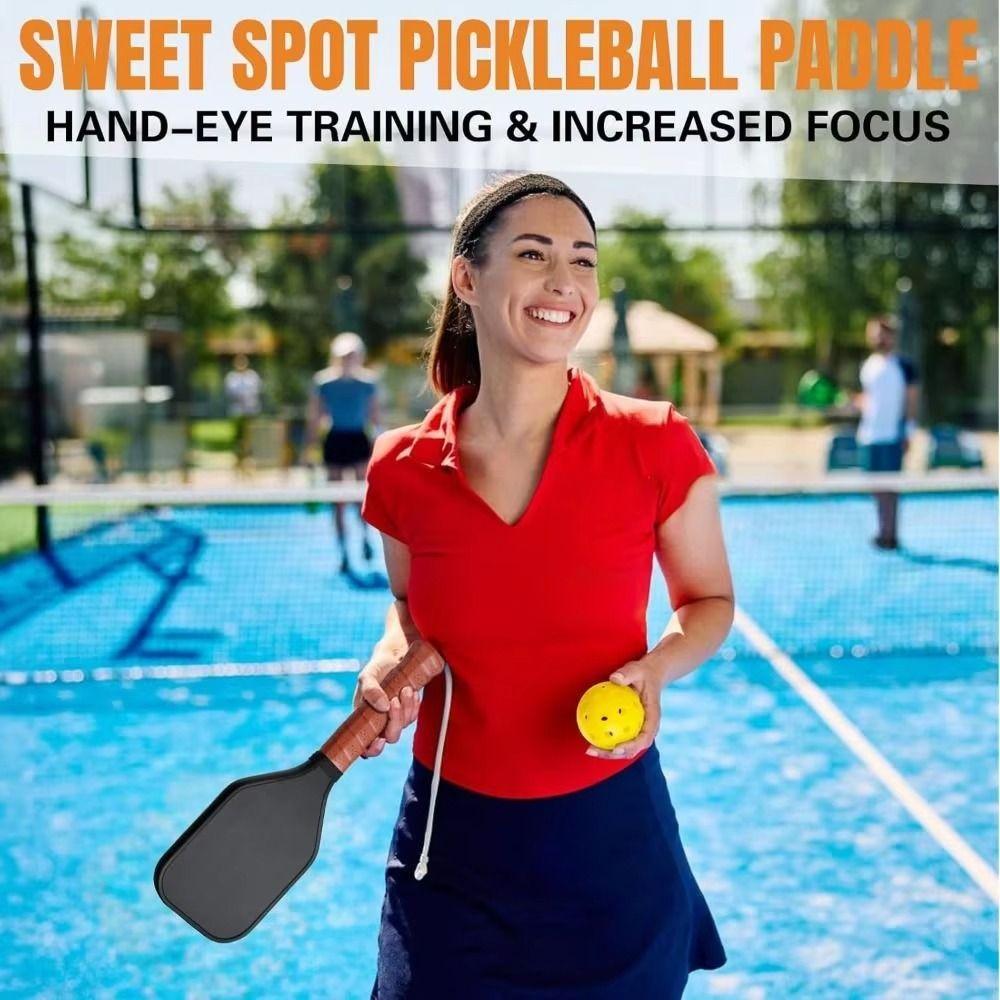 Nonslip Grip Pickleball Paddle Carbon Fiber Frosted Surface Pickleball Training Equipment Outdoor