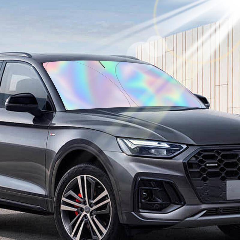 Truck Sun Shade Auto Sun Shades For Front Windshield Front Windshield Sun Shades RV Windshield Cover For Blocks Heat And Sun