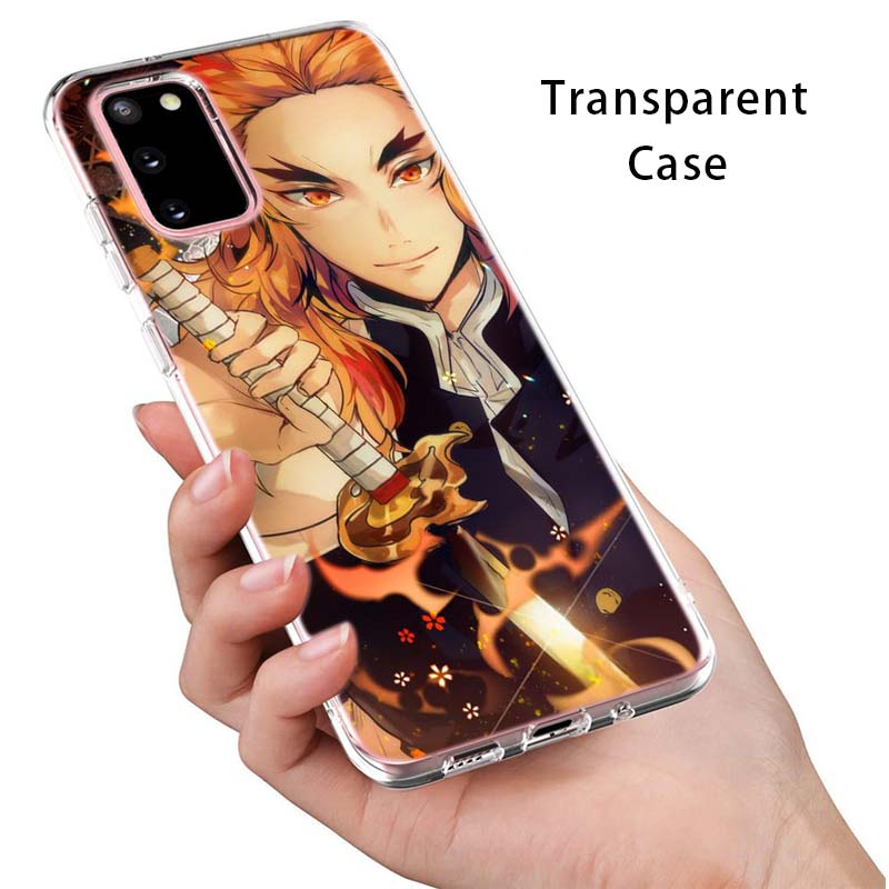 Demon Slayer Kimetsu No Yaiba For Samsung Galaxy S22 Pro S21 S20 FE Ultra S10 S10E Lite S9 S8 Plus S7 S6 Edge Soft Phone Case