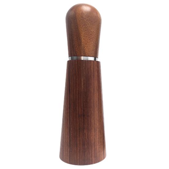 Инструмент для раздачи эспрессо с держателем, нержавеющая сталь 304, 8 игл, ручка из натурального дерева, порошок кофе эспрессо