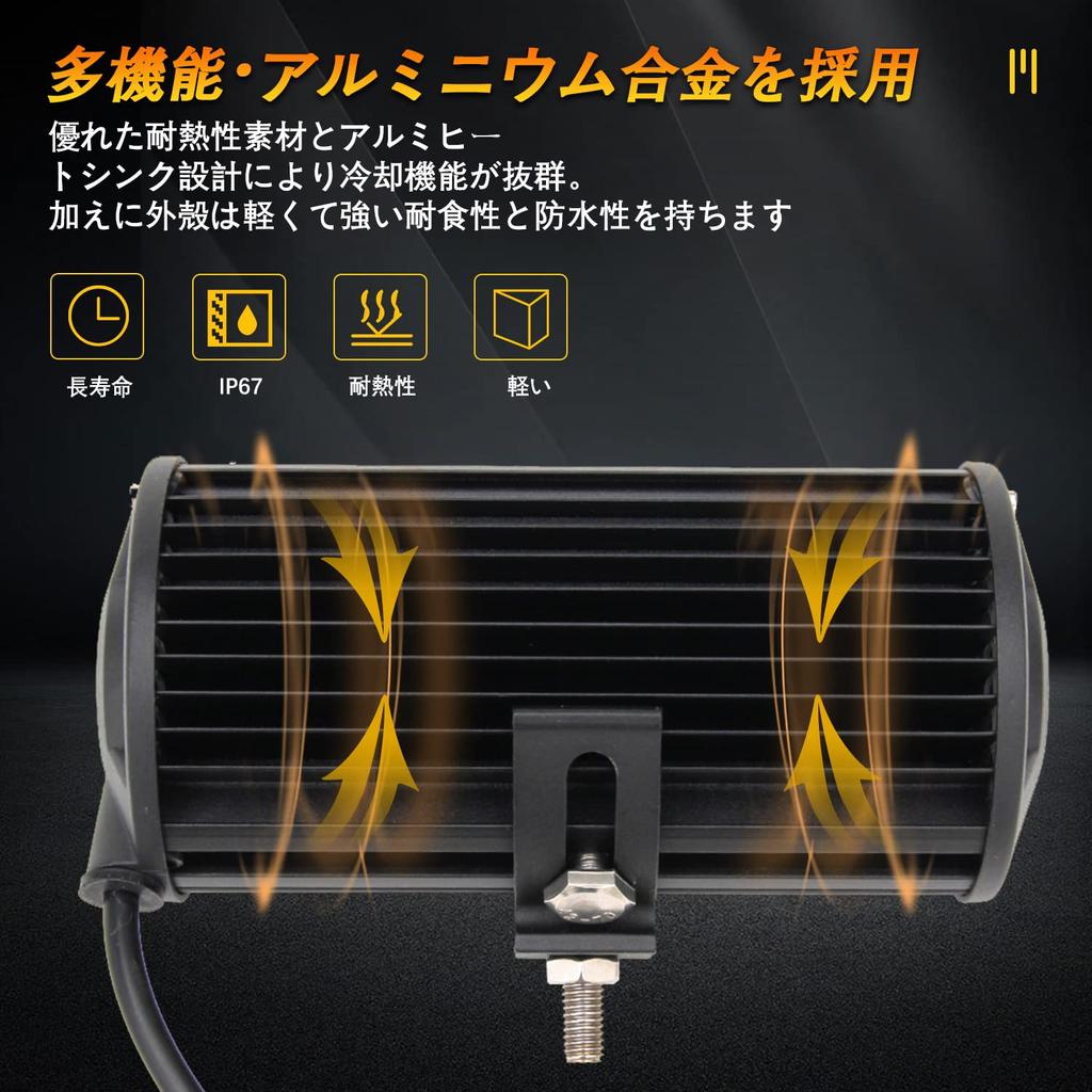 CLOWICSR 7 дюймов 138 Вт Светодиодный рабочий свет высокой яркости с золотистым свечением, Палубный свет,