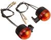 Kitaco 102-80-0500-10 Warren Mini Turn Signal Set, Orange Lens/Single Sphere