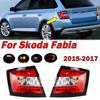 Автоаксессуары Для Skoda Fabia 2015 2016 2017 Задний Бампер Задний Фонарь Сигнальный Фонарь Предупреждающий Тормозной Корпус Заднего Фонаря Без Ламп