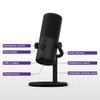 NZXT Capsule Mini Black Cardioid Small Gaming Microphone AP-WMMIC-B1 SP1082