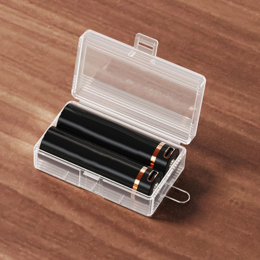 Convenient Battery Storage Case for 21700 Batteries Secure &Organize Batteries with This Plastic Storage Case Box