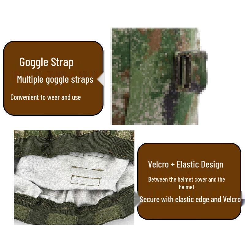 Kevlar Helmet 19 Reversible Camo Cover