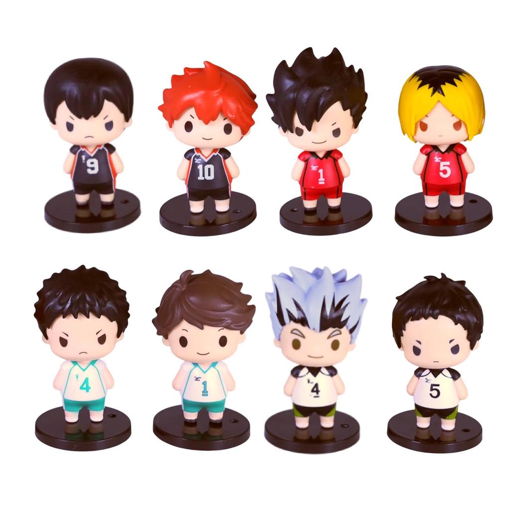 Haikyuu!! Complete Series Figures: Hinata, Kageyama, Kyōtani, Shinsuke, Iwaizumi, Oikawa Models