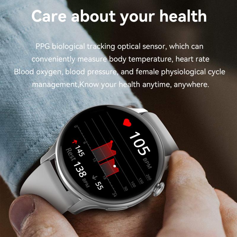 Новинка 2023 года, HK85, мужские умные часы, AMOLED-экран, NFC, водостойкий спортивный фитнес-трекер, Bluetooth-вызов, умные часы, мужские для Android IOS