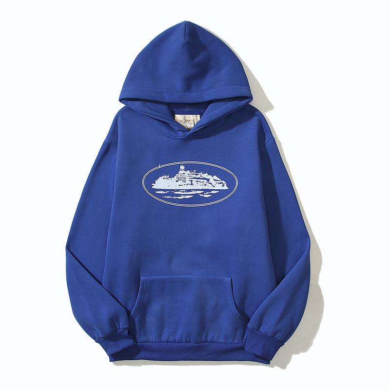 Комплект Худи и Штанов Corteiz Alcatraz Унисекс Свободного Кроя Streetwear