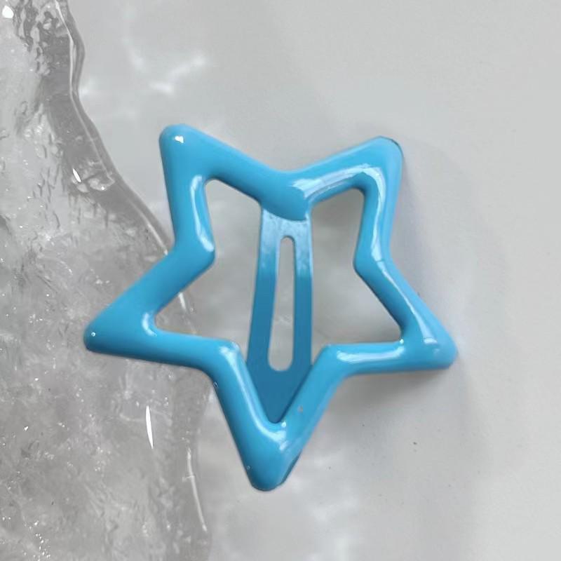 Y2K Dopamine Star Hairpin: Cute Five-Pointed BB Clip for Bangs and Sides