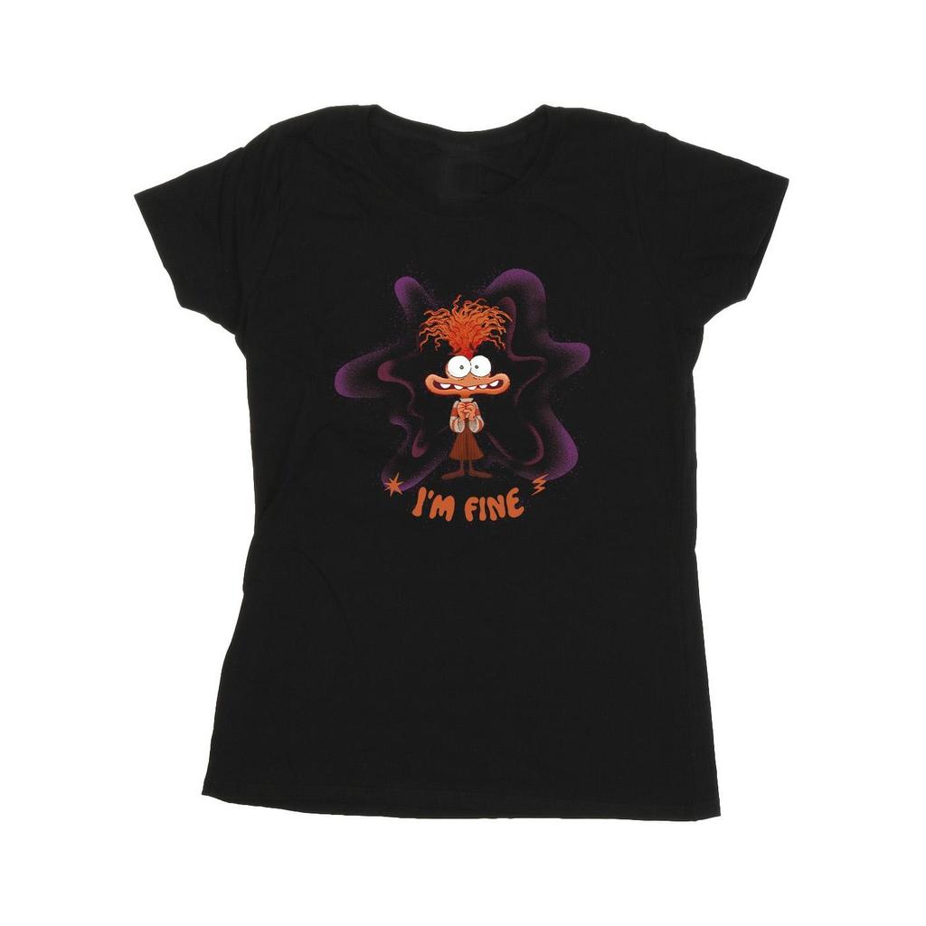 Inside Out 2 Womens/Ladies I´m Fine Cotton T-Shirt