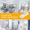 1-10Pcs 4W G9 LED Light Bulbs Dimmable G9 Base Bulbs for Chandeliers Replace 40W Halogen Lamp 120V 230V No-Flicker Home Lighting