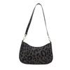 Fashionable Retro Leopard Print Pu Crescent Bag For Women Versatile Daily Use