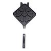 Nonstick Coating Heart Waffle Maker Pan Double Sided Waffle Baking Mold  Breakfast
