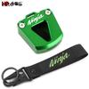 NINJA Keychain Keyring For Kawasaki Ninja 250 250R 300 300R 600 650 ZX250R Motorcycle CNC Key Cover Case Shell Keys