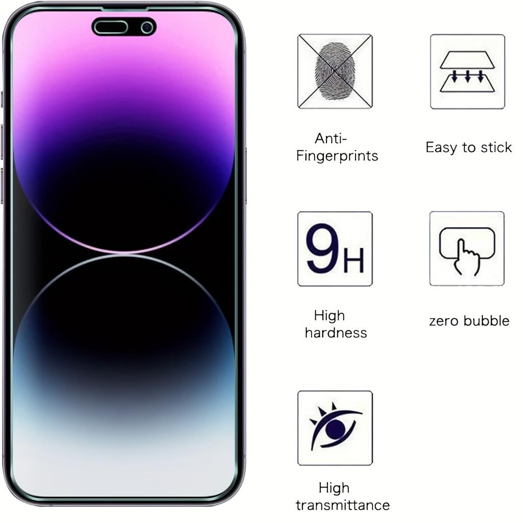 Защитное стекло из закаленного стекла для Iphone 11 12 13 Mini 14 Pro XS Max X XR 6 6S 7 8 Plus SE2 SE3, 3 шт.