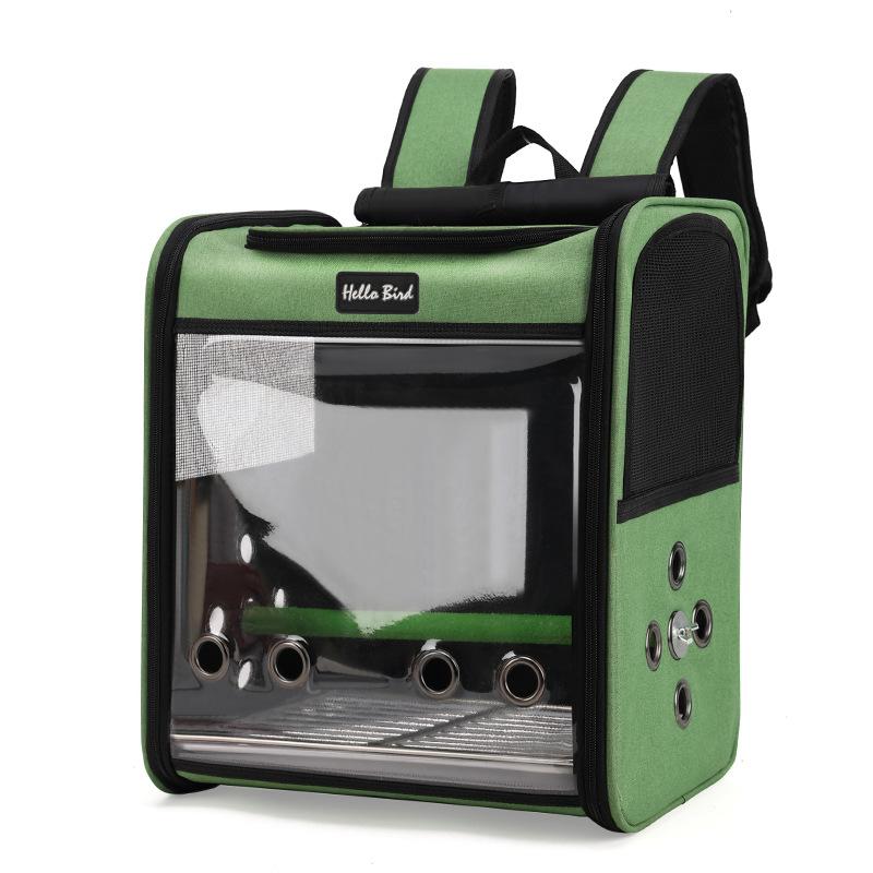 Bird Bag Parrot Cage Shoulder Out Portable Bird Bag Breathable Double Shoulder Parrot Bag Xuanfeng Tiger Skin