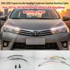 Toyota Corolla (2014-2018) Модификация накладок на фары и дневных ходовых огней