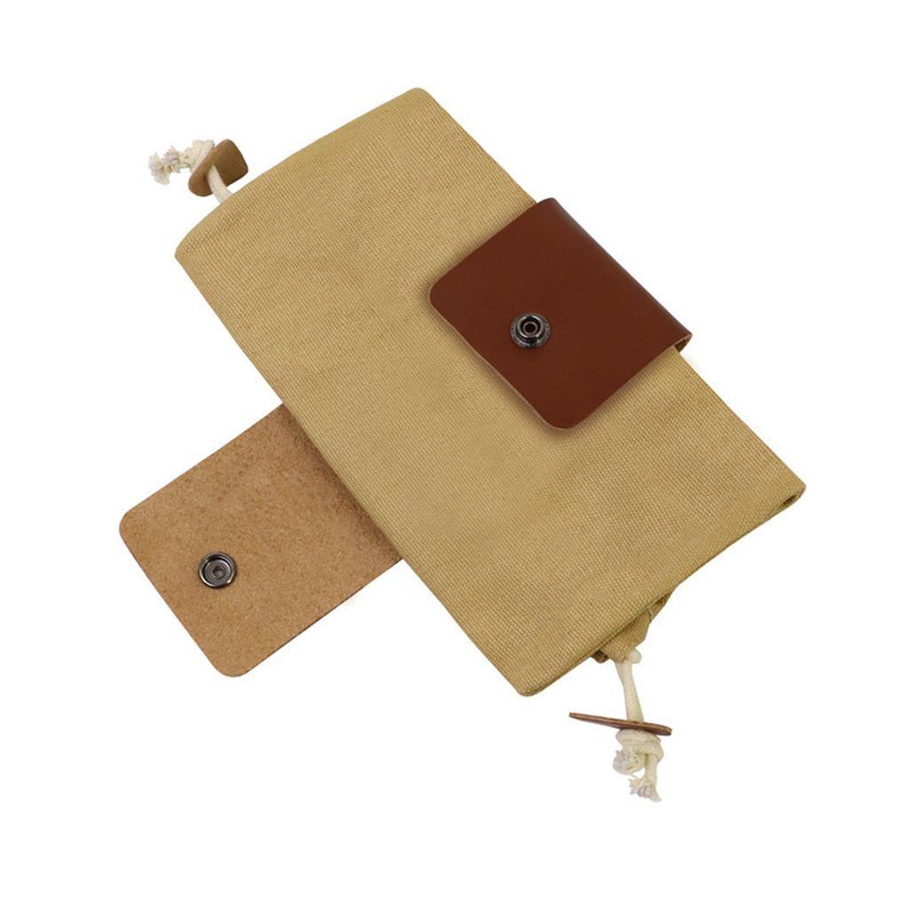 Сумка для хранения из кожи и холста, походная, кемпинговая, портативная, для выживания на открытом воздухе, сумка для сбора продовольствия, складная сумка для сбора фруктов