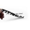1pcs x Chrome Black TITANIUM REAR BOOT BADGE EMBLEM