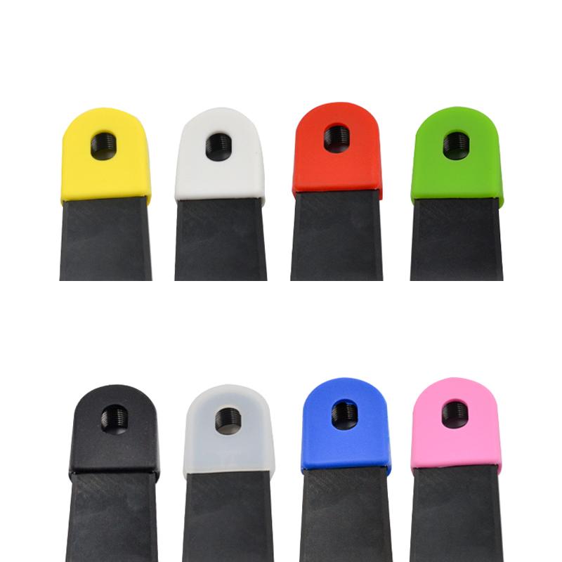 1 Pair Bicycle Crank Boots Protective Cover Soft Silicone MTB Road Bike Crank Cover Sleeve Superlight 8 Colors Supply
