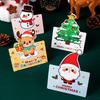 Simple Cartoon Christmas Card Florist Christmas Blessing Half Fold Three-Dimensional Card Christmas Gift Gift Card