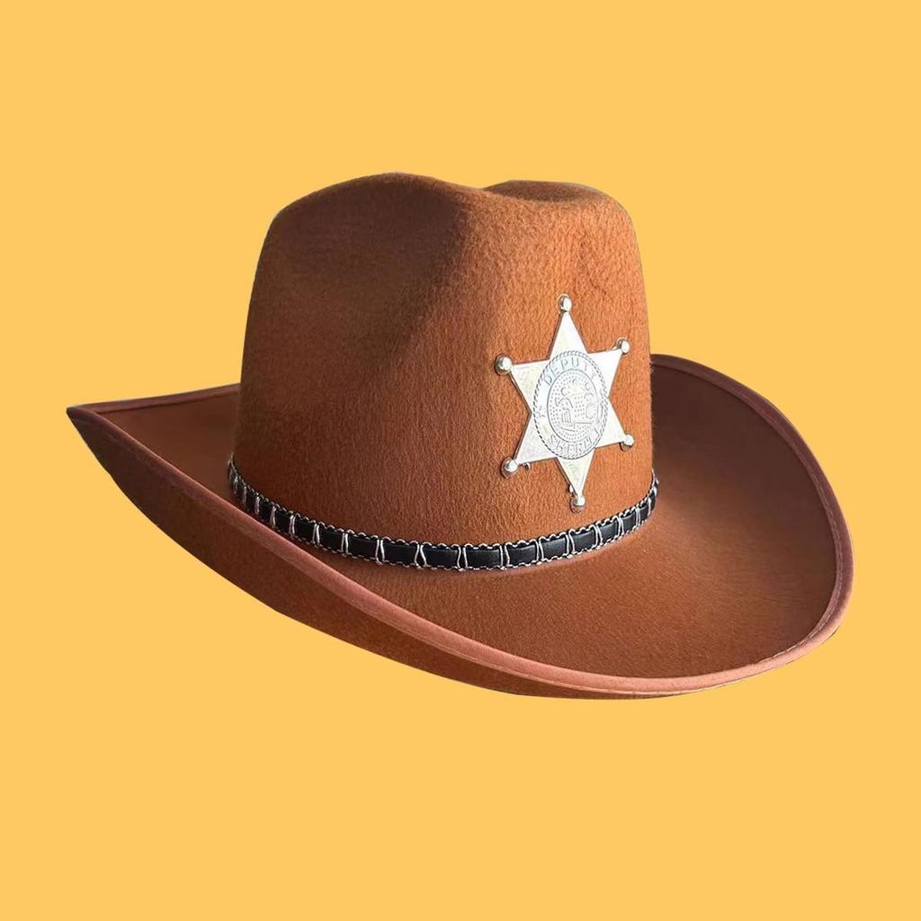 Женская ковбойская шляпа в стиле вестерн, ретро, с широкими полями для защиты от солнца - пляжная шляпа в европейском и американском стиле