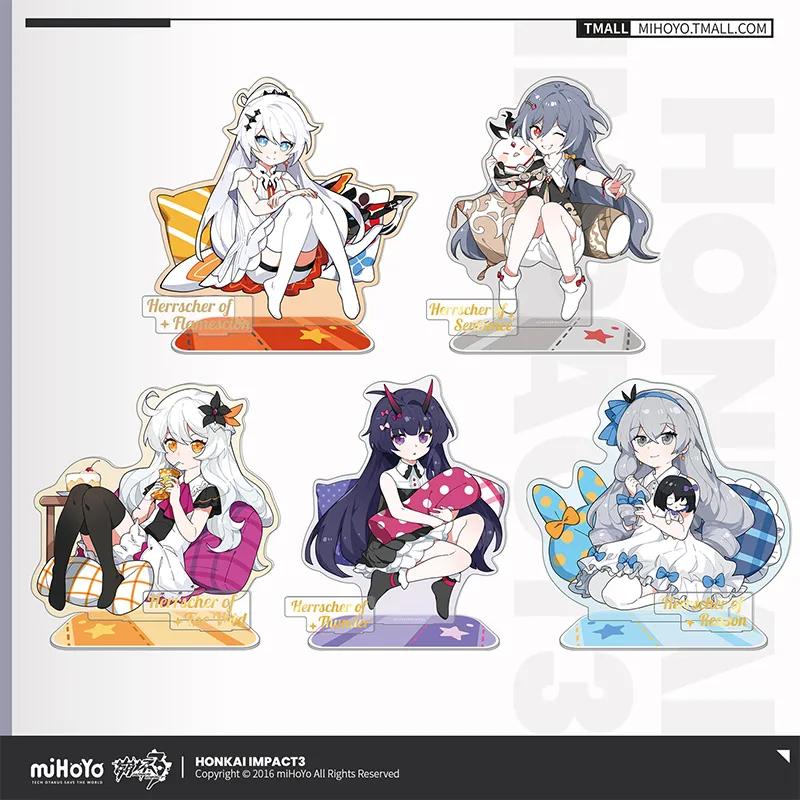 Sunsyea Honkai Impact 3rd Официальный мерч miHoYo Оригинальный Аутентичный Серия XBDLZ Акриловая подставка Значок Брелок Элизия Киана Броня