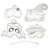 Coloring Masks for Children Halloween 4 Pieces