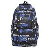 Graffiti Trendy Letter Style Neutral Large Capacity Student Backpack For Teens