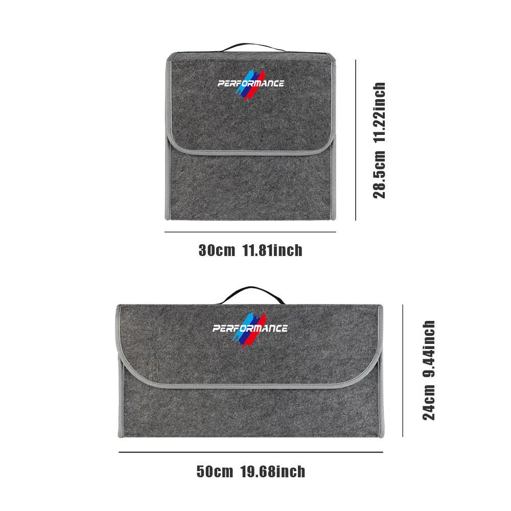 DSJW3 Folding Car Trunk Organizer, Large Capacity Storage Box Bag for BMW E60 F30 E36 F10 E87 E70 E91 E30 G30 X3 X5 E39 E46 E90 F20