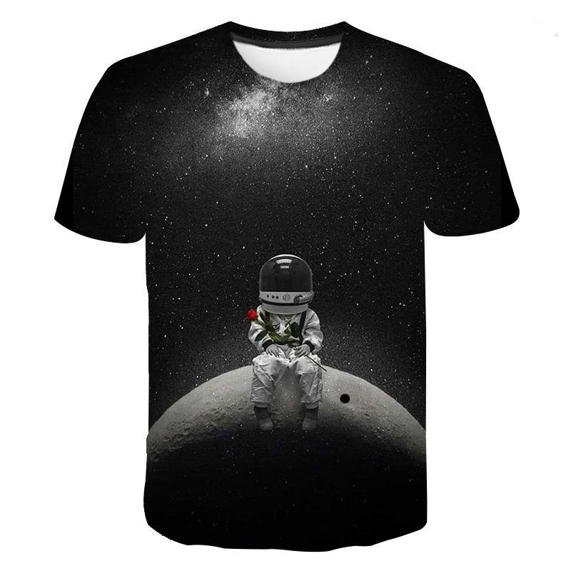 Летний тренд, мужские уличные повседневные футболки в стиле casual, модные, продающие, для отдыха, в стиле harajuku, с 3D-принтом, с круглым вырезом и коротким рукавом, футболки, топ