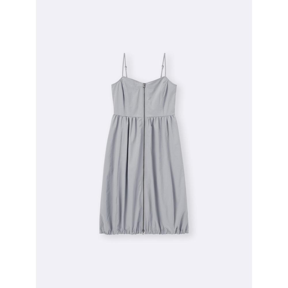 GU by Uniqlo Платье с застежкой-молнией спереди и подолом-пузырем+ec, короткая длина 105,0–114,0 см 