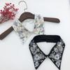 Shirt Detachable Collar Neckline White Black False Collar Fashion Pearl Fake Collar  Women