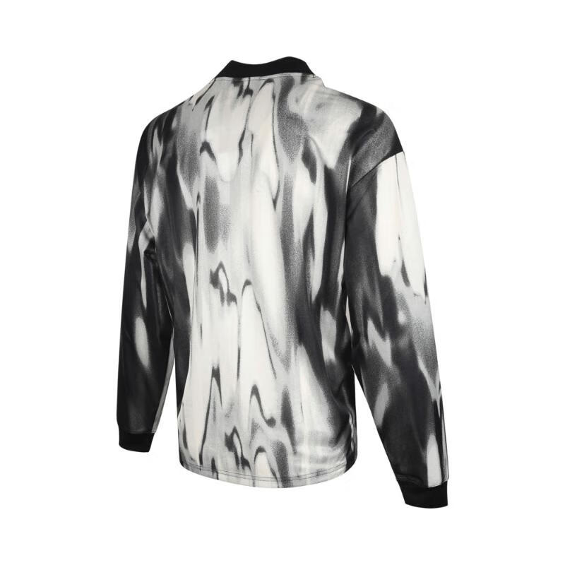 Nike Мужская футболка с длинным рукавом Dri-Fit Culture Football, свободная вязка, топ, цвет Парусный белый/Черный FZ0561-133