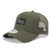 Кепка Newera Mesh 9FORTY Trucker 14666196 N010AT465 Оливково-зеленая БЕСПЛАТНАЯ ЧЕРНАЯ НАШИВКА ONSPOTZ Изготовленная на заказ кепка Kyu Forty A Frame Newera Deep BB Cap Going Out