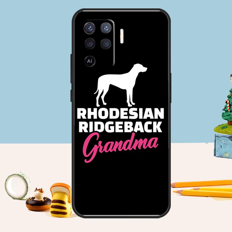 Rhodesian Ridgeback Dog Case For Oppo A54 A74 A94 A80 A60 A40 A18 A38 A58 A78 A98 A96 A76 A16 A15 A17 A57 A5 A6 Pro