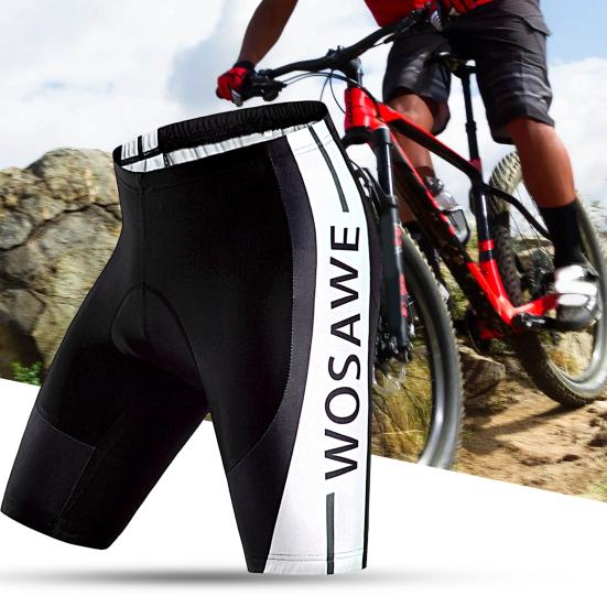 Стильные высокоэластичные велосипедные шорты с трехмерной подкладкой, износостойкие для езды на велосипеде
